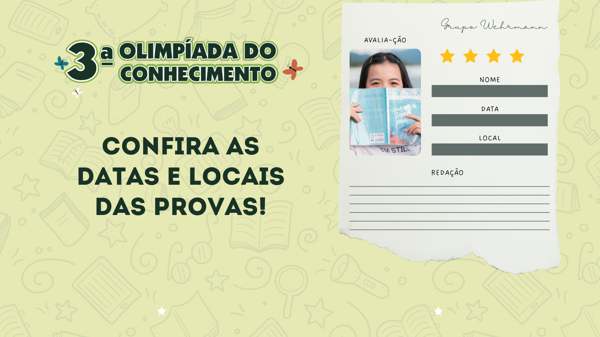 Olimpíada do Conhecimento data das provas